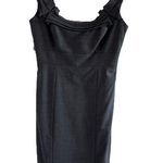 Elie Tahari Dark Grey Wool Blend Sleeveless Dress Photo 0