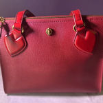 Anne Klein Cherry Red Shoulder Bag Photo 0