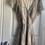 Abercrombie & Fitch  Elegant Snake Print Wrap Dress Photo 2