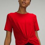 Lululemon  Crescent Tee Dark Red Photo 4