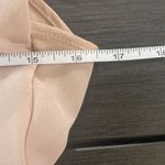 Topshop Blush pink Romper Size 6 black floral lace shoulders peek a boo back zip Photo 11