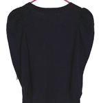 Nation Ltd Womens V-Neck Puff Sleeve Ruffled Hem Mini Dress Black Size XS NWT Photo 5