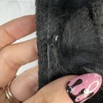 Vocal USA Size S / M Knit Sweater Vest Angora Rabbit Black Open Front Women’s Photo 5