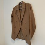 Nasty Gal Tan lightweight blazer Photo 1