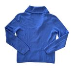 Malo Blue Cashmere Shawl Collar Plunge V Photo 2