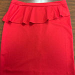 Cynthia Rowley  Size 10 Red Short Shirt With Ruffle And Back‎ Slit NWT Photo 0