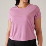 Athleta M Sandwash Modal Tee Women’s Size Medium Pink Photo 3