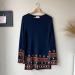 Camilla ‎ Jacquard Bamboo Knit Relaxed Tunic Sweater in Costume Party Size XS Photo 1