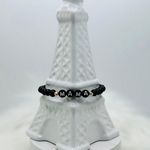 Mama Natural Stone beaded Bracelet Black Photo 4