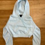 Alphalete  Light Blue Cropped Hoodie Photo 2