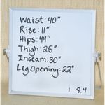 Lands' End Mid Rise Trouser Jeans Women Plus Size 18 Blue Stretch Denim 40X30 Photo 10