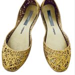 Melissa Shoes Campana Crochet Flat - Size 6 Women's - Gold Pre-own Photo 0