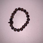💙 Handcrafted Oriental Beaded Bracelet Brown Photo 1
