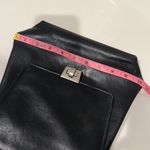 Hartmann vintage leather purse, black, toggle flap closure, EUC Black Photo 10