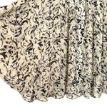 Proenza Schouler Abstract Animal Print Crepe Chiffon Blouse In Butter Black 10 Photo 6