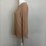 Abercrombie & Fitch Abercrombie Soft A&F Ribbed Long Sleeve TShirt Tan Size XS Photo 3