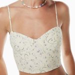 Aritzia  Sunday Best Bonnie Bustier Zephyr Bluebells Vanilla Size XXS Photo 1
