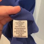 Navy Blue Satin Mini Dress Size L Photo 4