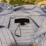 ZARA  Blue Striped Top Photo 1