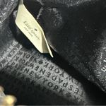 Kate Spade New York Small Women's Black Velvet Pearl-Embellished Top Handle Bag Photo 10