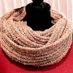 Women’s Pink Knit Infinity Scarf / Neck Warmer NWT Photo 0