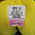 Baby Phat  Y2K Women's Cat High Top Leather Sneakers Size 8 White Blue Yellow Photo 6