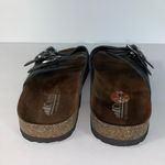 Cliffs White Mountain Footbeds 3 Strap Sandals Black faux Leather  Women’s Size 8 Photo 4