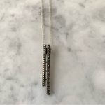 Vintage Judith Jack Marcasite double bar necklace Sterling Silver 925 Art Deco Photo 1