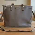 Henri Bendel  West 57th Saffiano Leather Satchel Crossbody Bag Double Handle Photo 0