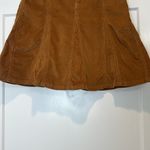 Athleta Brown Mini A-Line corduroy Skirt size 2 in perfect condition! Photo 4