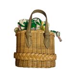 Pamela Munson x Riley Sheehey mini straw handbag wicker Tuckernuck Photo 1