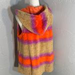 Koolaburra Multicolor Hooded Vest Orange Size M Photo 4
