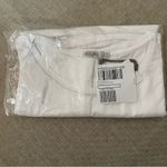 Barefoot Dreams Soft White Short Sleeve Tee Malibu Collection 1X Photo 4