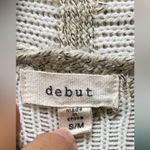 Debut  Small/Medium multicolor oversize cardigan thick western style sweater Photo 2