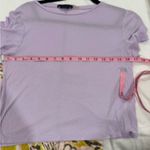 Alice + Olivia Alice +‎ Olivia Lavender Short Sleeve Tee size
medium Photo 5