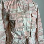 Gap ‎ Belted Pink Camo Utility Jacket Cotton Size Small Photo 1