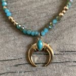 Ethika  blue gold necklace Photo 1