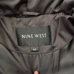 Nine West Down Coat Parka Long Black Quilted Trench S Small M Medium Photo 4