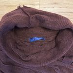 Cowl neck sweater poncho Purple Size undefined Photo 2