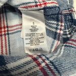 Aeropostale Aeropastale PlaidShirt Womens S Blue Woven Button Up Flannel Long Sleeve Rugged Photo 5
