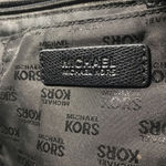 Michael Michael Kors black large leather shoulder bag purse tote Photo 4