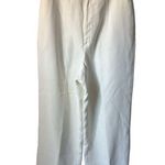 Dana Buchman  white wide leg dress pants in size 10. Photo 0