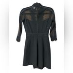 The Kooples black lace upper wrap dress Photo 4