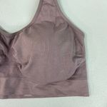 Rhonda Shear women's purple soft stretch removable padding sports bra 2X lounge Size XXL Photo 1