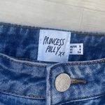 Princess Polly  Women's Distressed Destroyed Straight Leg Light Denim Jeans Sz 8 Photo 3