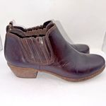 Clarks Artisan Wilrose Jade Ankle Boots 21621 Brown Leather Booties - Womens 7M Photo 2