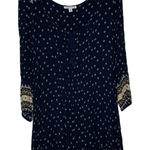 American Eagle  Dress Size Small Boho Navy‎ White Red Pattern Womens Viscose Photo 0