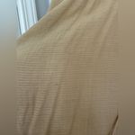 Boho style tan blouse size small Photo 1