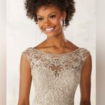 Mori Lee ,Elegant Chiffon Formal Dress,Size 10 Photo 1