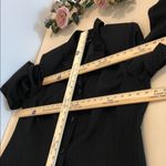 Kasper Women Jacket 18W Striped 3 Button Front Office Siren Preppy Formal Black Photo 8